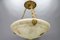 Large Neoclassical Style Alabaster and Bronze Pendant Light, 1890s, Image 12