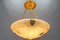 Large Neoclassical Style Alabaster and Bronze Pendant Light, 1890s 13