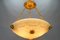Large Neoclassical Style Alabaster and Bronze Pendant Light, 1890s 11