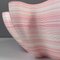 Cuenco italiano posmoderno de plástico rosa ondulado irregular, década de 2000, Imagen 7