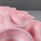 Italienische postmoderne unregelmäßige gewellte rosa Plastikschale, 2000er 12