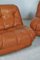 Nuvolone Modular Sofa or Lounge Chairs in Cognac Leather by Rino Maturi for Mimo Padova, 1970s, Set of 3 7