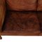 Two-Seater 2212 Sofa in Patinated Leather by Børge Mogensen for Fredericia, 1970s 7