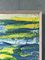 Waves, 1950s, Oil on Canvas, Framed 11