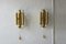 Vintage Italian Brass Wall Lamps, Set of 2, Image 1