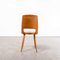 French Mondor Dining Chair in Honey Beech and Bentwood from Baumann, 1960s, Set of 10 3