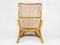 Fauteuil Mid-Century en Rotin et Jonc, Italie, 1960s 5