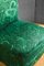 Sessel mit grünem Stoffbezug von Tony Duquette, 1980er, 2er Set 3