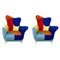 Asymmetrical Armchairs, 1990s, Set of 2, Image 1