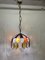 Brutalist Pendant Lamp in Glass from Poliarte, 1960s 9