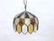 Brutalist Pendant Lamp in Glass from Poliarte, 1960s 1