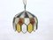 Brutalist Pendant Lamp in Glass from Poliarte, 1960s, Image 1