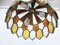 Brutalist Pendant Lamp in Glass from Poliarte, 1960s 12