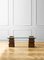 Living Room Table with Wooden Farms and Glass Top 2