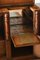 Mueble bar de roble de principios del siglo XX con puertas, bandeja, estantes internos y cajones, Imagen 4
