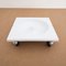 Square Plastic Ashtray with Wheels by Renzo Mori, Italy, 1970s 1