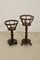 Vintage Wooden Plant Stands with Round Legs, 1950, Set of 2 13