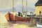 Alan Simpson, Paesaggio, anni '70, Olio su tela, Con cornice, Immagine 4
