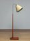 Swedish Floor Lamp with Pine Base and Polyester Ribbon Wrapped Shade, 1940s, Image 8