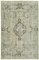 Vintage Gray Overdyed Rug, Image 1