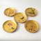 Vintage Japanese Hand-Painted Gilt Lacquer Plates, 1940s, Set of 5, Image 1