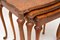 Tables Gigognes Vintage en Noyer, 1930, Set de 3 5