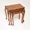 Tables Gigognes Vintage en Noyer, 1930, Set de 3 2