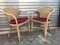 Rattan & Bamboo Armchairs with Cushions, 1970s, Set of 2 1