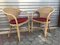 Rattan & Bamboo Armchairs with Cushions, 1970s, Set of 2, Image 1