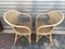 Rattan & Bamboo Armchairs with Cushions, 1970s, Set of 2 13