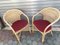 Rattan & Bamboo Armchairs with Cushions, 1970s, Set of 2, Image 5