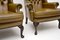 Vintage Leather Wing Back Armchairs, 1930, Set of 2 8