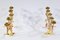 Brass Altar Candleholders, 1920, Set of 2, Image 19