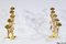 Brass Altar Candleholders, 1920, Set of 2 14