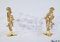 Brass Altar Candleholders, 1920, Set of 2, Image 15