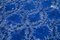 Alfombra antigua sobreteñida en azul tejida a mano, años 80, Imagen 6