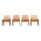 Monk Chairs by Afra & Tobia Scarpa for Molteni, 1973, Set of 4 1