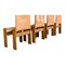 Chaises Monk par Afra & Tobia Scarpa pour Molteni, 1973, Set de 4 7