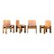 Monk Chairs by Afra & Tobia Scarpa for Molteni, 1973, Set of 4 2