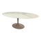 Carrara Marble Top Tulip Dining Table by Eero Saarinen for Knoll, 1967, Image 3