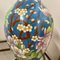 Vaso grande in cloisonné con uccelli e decorazioni floreali, Cina, anni '60, Immagine 6