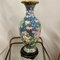 Große chinesische Cloisonné Vase mit Vögeln und Blumendekor, 1960er 3