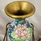 Große chinesische Cloisonné Vase mit Vögeln und Blumendekor, 1960er 5