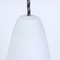 Lámpara colgante de vidrio opalino, años 50, Imagen 5