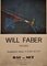 Will Faber, Pintures Dau al Set Poster, 1977, Litografia, Immagine 1