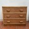 Mid-Century Bamboo and Rattan Cane Chest of Drawers, 1950s 1