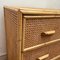Mid-Century Bamboo and Rattan Cane Chest of Drawers, 1950s, Image 6