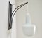 Modernist Wall Sconce in Wire Metal and Glass 9