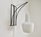Modernist Wall Sconce in Wire Metal and Glass 8