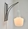 Modernist Wall Sconce in Wire Metal and Glass 7